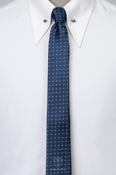 Caravat xanh đen ô vuông nhỏ TGC363