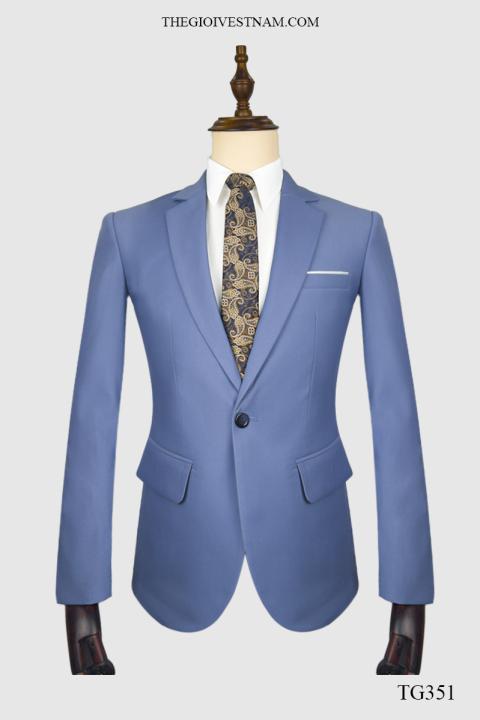 Bộ Suit Xanh Dương Nhạt Modern Fit TGS351