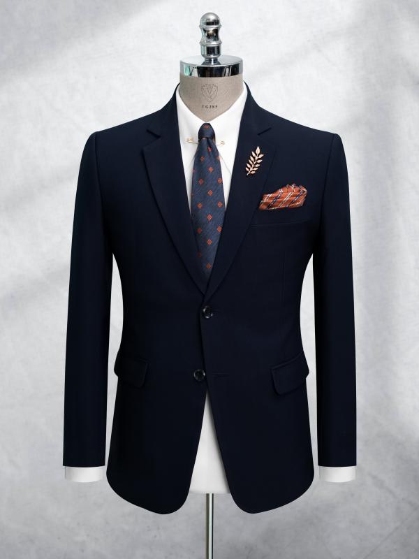Áo Vest Xanh Đen Cao Cấp Form Slimfit TGS385