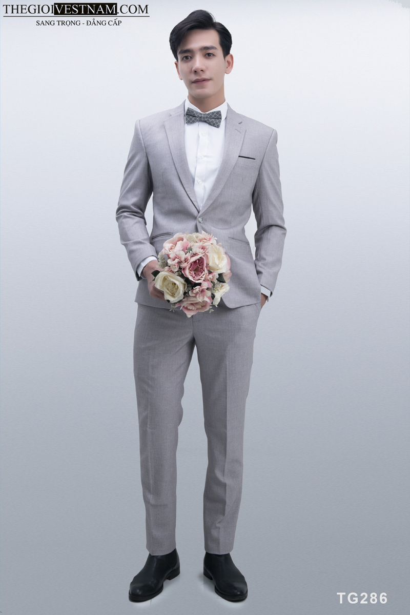 Áo vest cưới nam màu đen 6 nút Hàn Quốc ấn tượng - Best Wedding
